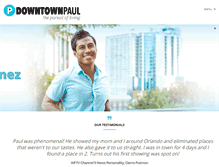 Tablet Screenshot of downtownpaul.com